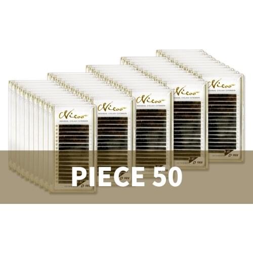 50 Case 8-16mm Wholesale Eyelash Extension Russia Silk Individual Lash Handmade Natural Long Individual False Eyelashes