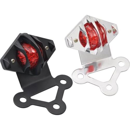 Universal 12V Vintage Motorcycle Tail Brake Light Cafe Racer Turn Signals Running Lamp For Harley Scooter Cruiser Chopper Honda