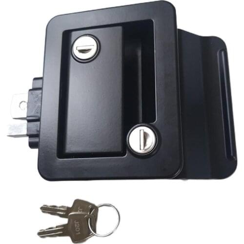 Caravan RV Trailer Entry Door Lock Door Latch Deadbolt Handle With Keys Replacement For Camper Trailer Home Cabinet Boat Yacht