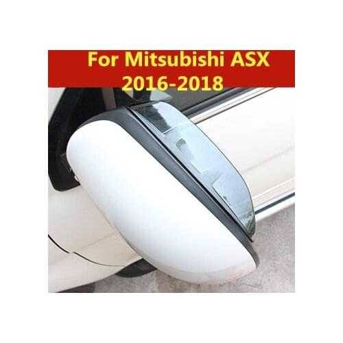 Rearview mirror rain block eyebrow Reversing mirror clear rain block eyebrow rearview mirror For Mitsubishi ASX 2016-2018