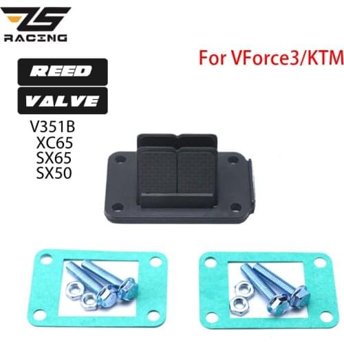 ZS Racing Carbon Fiber Intake Reed Valve For VForce3 V351B KTM XC65 2008-2009 SX65 1998-2017 SX50 2003-2008