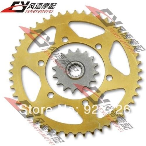 Super Quality For Yamaha YZF600 R6 2003-2005 motorcycle front and rear sprocket Chain sprockets Motorbike
