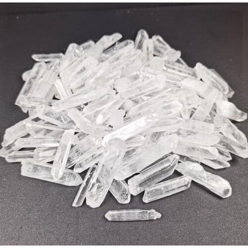 100g/200g/500g Clear Healing Crystal Stone Quartz Lemurian Seed White Quartz Crystal Point