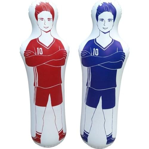 160cm Adult Inflatable Football Training Goal Keeper Tumbler Air Soccer Train Dummy Tool PVC Inflatable Tumbler Wall
