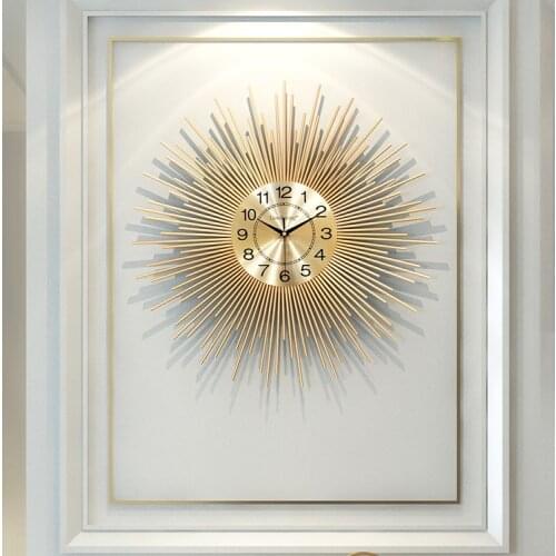 Large Simple Wall Clock Modern Design Creative Nordic Luxury Digital Wall Clock Living Room Reloj De Pared Home Decoration DG50W