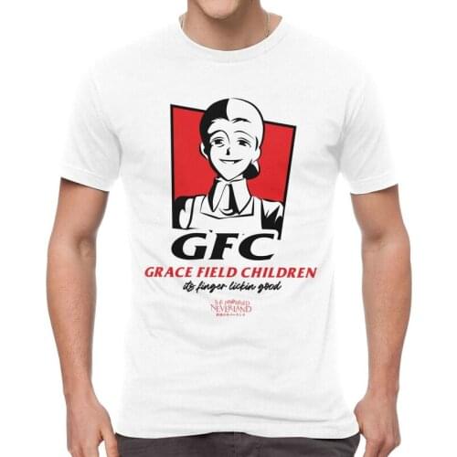 The Promised Neverland Grace Field Children T-shirt Men Graphic T Shirt Short Sleeve Cotton Yakusoku No Neverland Tshirt Tee Top