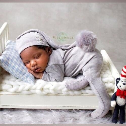 Footies infant boy Handmake Newborn Photography Props Flokati Accessories Baby Boy Photo Shoot For Studio Pants Hat Set