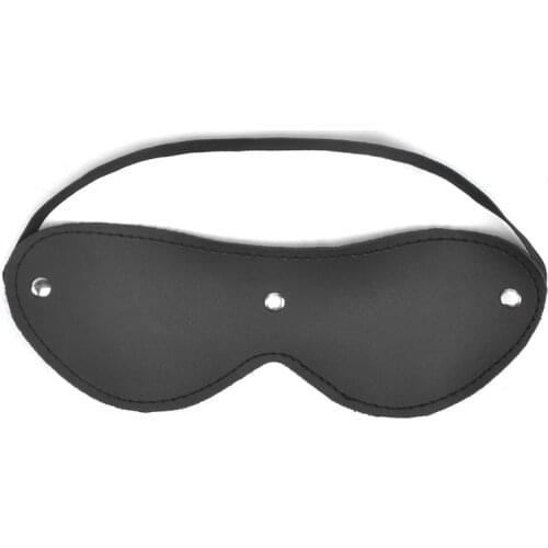 Leather Sex Eye Mask Sleeping Shade Blindfold Sex Toys For Adults Games Flirt Sex Mask Exotic Accessories Antifaz Erotico