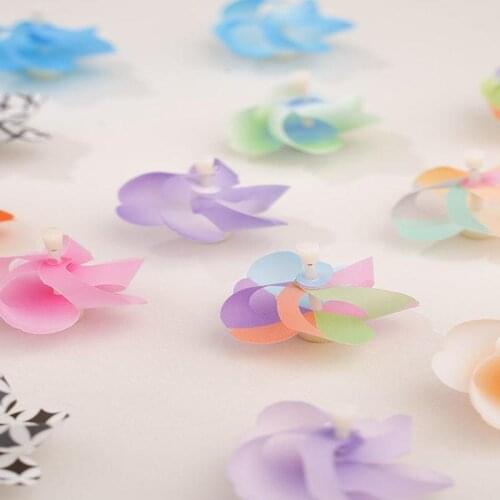 Fridge Magnet Windmill 3D Cute Creative Mini Refrigerator Decoration Model Children Rainbow Home Personalized Gifts SOrnaments