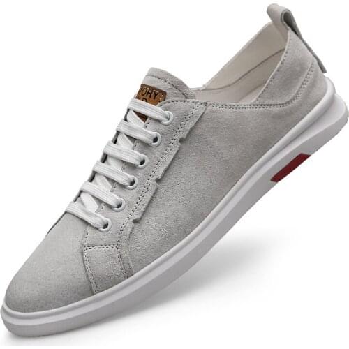 Mens Genuine Leather Casual Shoes Men Fashion Fashion Sneakers trend wild casual tide shoes