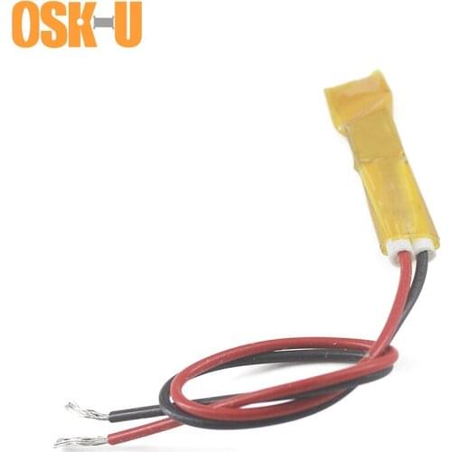 2PCS PTC Electric Heater Plate 5V 120 Celsius Degree 10x6x3mm Thermostatic PTC Heating Element Insulated Film for Dehumidifier