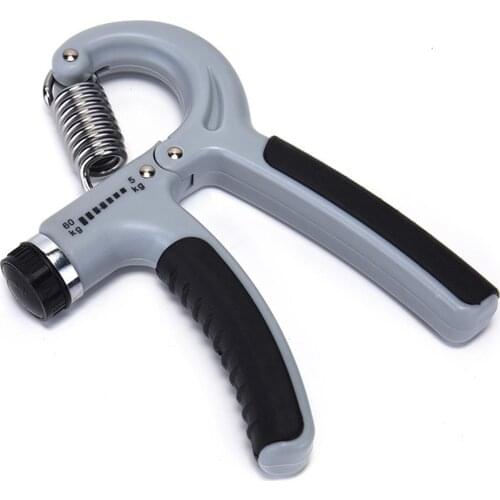 Adjustable Hand Grip R Shape Finger Strength Exerciser 5-60KG for Finger Rehabilitation Training Muscle Exercise 15*11.5*2m