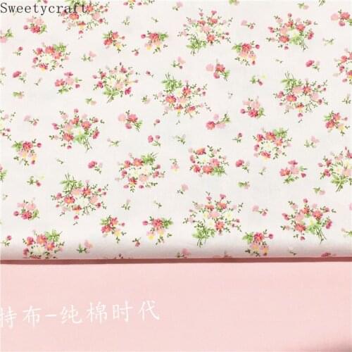 Twill 100% Cotton Fabric Per Half Meter Children Dress Cloth 2021 DIY Sewing Bedding Sheet Quilt Material Hometextile 160x50cm