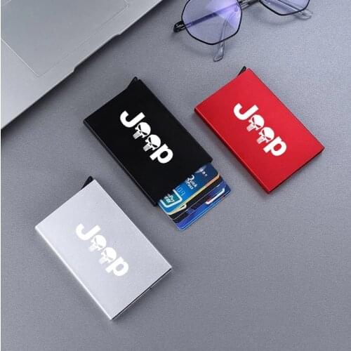 Smart Wallet Thin ID Card RFID Case Automatically Metal Bank Credit Card Case