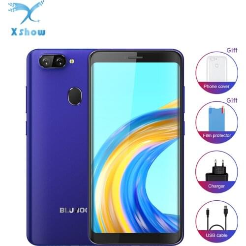 Bluboo D6 pro 4G LTE Android 8.1 5.5Inch MTK6739V Quad-core 1.5GHz Fingerprint 2GB RAM 16GB ROM Dual SIM 2700mAh Mobile phone