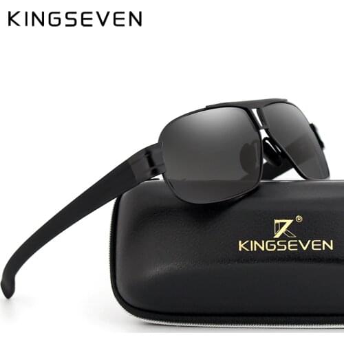 KINGSEVEN Fashion Driving Sun Glasses For Men Polarized sunglasses UV400 Protection Brand Design Eyewear High Quality
