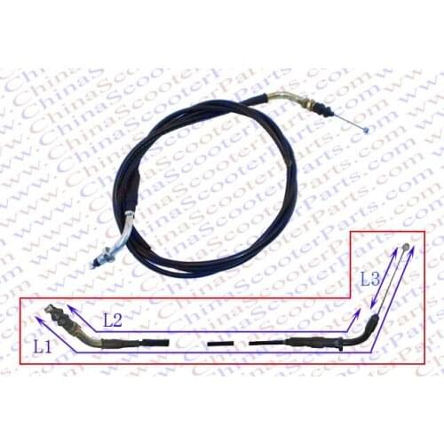 203CM 79.9 Inch Throttle Cable Scooter ATV Quad Chopper 50CC 125CC 150CC 250CC