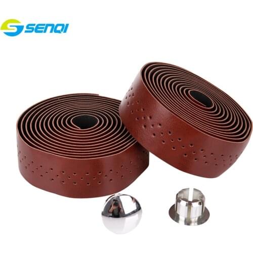 High Quality 7 Solid Colour Available Road Bike Sports Cork Handlebar Tape With Holes FZE003