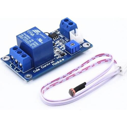 XH-M131 DC 5V 12V 24V 10A Light Control Switch Photoresistor Relay Module Detection Sensor brightness Automatic Control Module