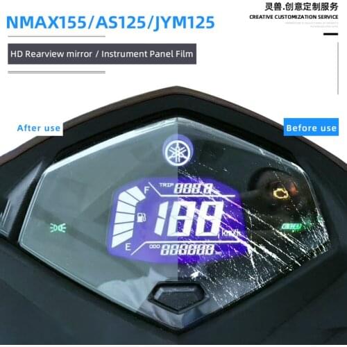 SPIRIT BEAST Motorcycle Instrument Protective Film Rear View Mirror Anti Mist Fog Membrane for Yamaha Nmax155 As125 Jym125