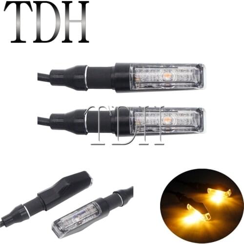 Motorcycle Turn Signal Indicator Light 12V E-Mark Front Rear LED Light Blinker Amber For BMW Honda Suzuki Kawasaki Triumph