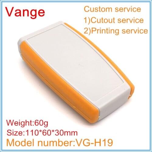 1pcs/lot mould injection shell IP54 ABS plastic enclosure boxes diy with silica gel cover for remote control device 110*60*30mm