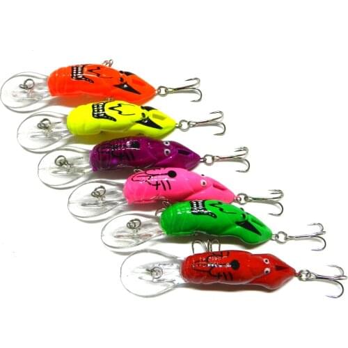 12pcs Minnow Hard Fishing Lures 6 Colors Artificial Worm Fat Crankbait 8.5cm 8.2g Freshwater Swimming Fishing Tackles (MI029)
