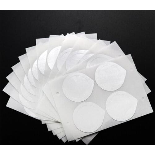 400PC Refillable Nespresso Coffee Capsule Flim Sticker Refilling Stainless Steel Capsule Self Adhesive Aluminum Foil Brewer Lid
