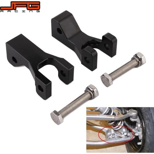 CNC ATV Front Lowering Adapter Kit For YAMAHA Raptor 350 660 700 YFZ450 Banshee Warrior Blaster For HONDA TRX450R TRX400EX