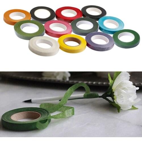 Floral Stem Wrap Florist Artificial Flower Metallic Tape Wire Corsage Craft Art