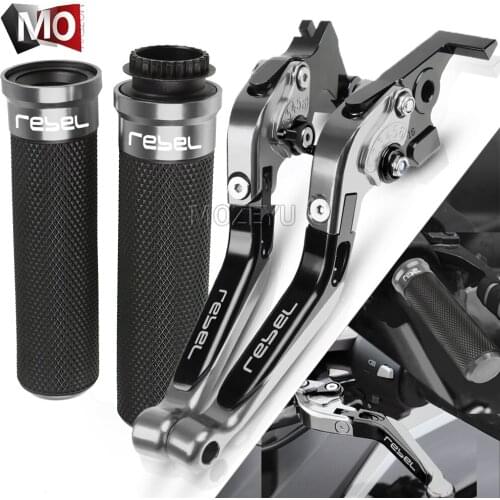 For Honda CMX 500/300 Rebel 500 300 CMX500 CMX300 2017-2019 Motorcycle Accessories CNC Brake Clutch Levers Handlebar Hand Grips