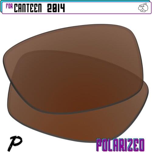 EZReplace Polarized Replacement Lenses for - Oakley Canteen 2014 Sunglasses - Brown P
