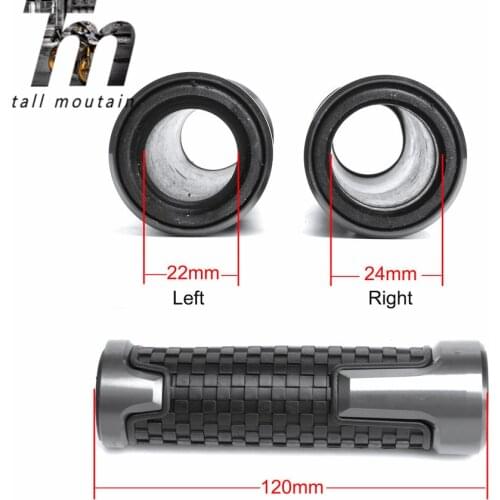 Flash Deals Fashion Accessories 22mm 7/8'' Brand New Motorcycle Anti-Skid Handle Grips grips handlebar FOR Piaggio Vespa GTS 300