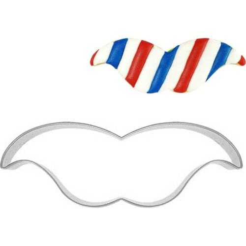 2015 Stainless Steel Mustache Cookie Cutter Pastry Tools Reposteria Baking Mould cozinha Tool Cake Mould