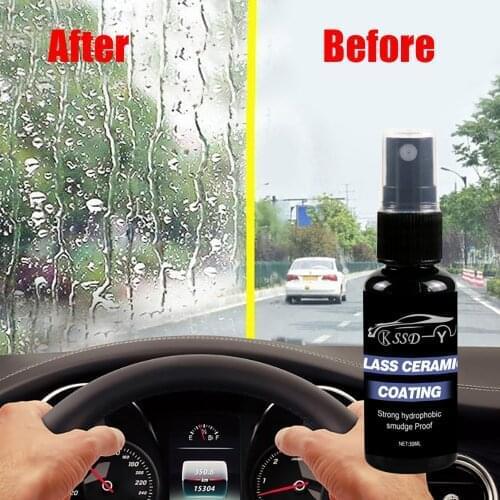 Glass Hydrophobic Coating Spray Car Windshield Cleaner Water Repellent Liquid Auto Paint Care Anti-scratch Car Accessories 2021