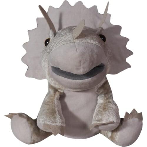 Simulation Kawaii Glove Dinosaur Plush Hand Puppets Soft Stuffed Cartoon Learning Interaction Funny Accompany Toy Birthday Gift