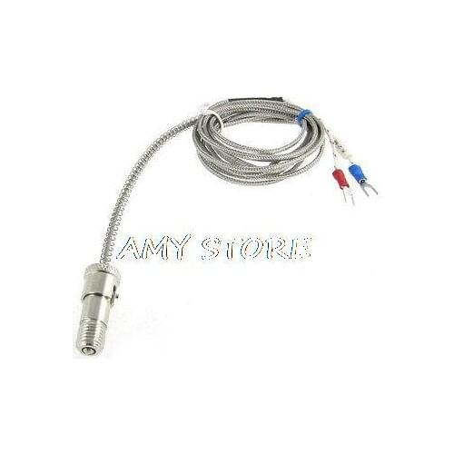 K Type Spring Loaded Bayonet Thermocouple Sensor 2M