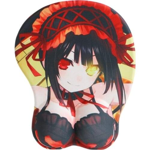 Creative Japanese Anime Cartoon 3D Sexy Mouse Pad Silicone Wristbands Mice Mousepad Wrist Rest Support