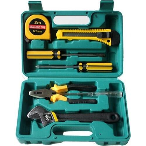 Repair Tool Kit 8pcs/set Multi Tool Ferramentas Hardware GreenTool Box Hand Tool Set for Home