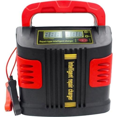 New Portable Intelligent Charger Auto Motor Vehicle Charger 350W 14A Auto Adjust LCD Battery Charger Car Booster