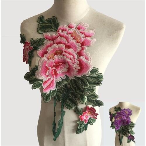 New arrive Lace Floral Embroidery Lace Neckline Collar Clothes Trim Sewing Applique Embellishments Vintage Trims Apparel Fabric