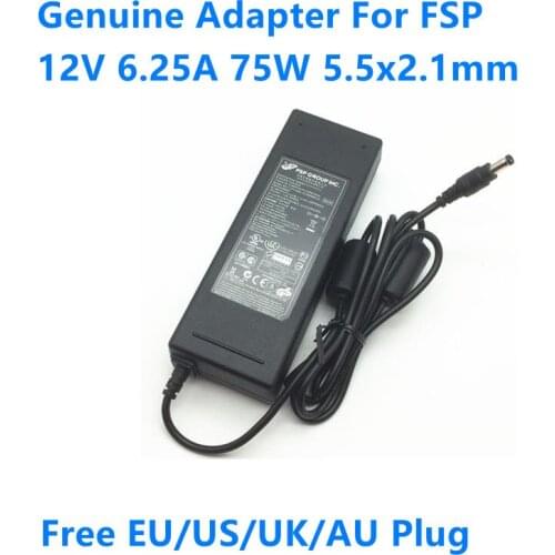 Genuine FSP FSP075-DMAA1 75W 12V 6.25A FSP075-DMBA1 Laptop Power Charger For CISCO EX60 ALL-IN-ONE VIDEO CONFERENCE C20 VIDEO