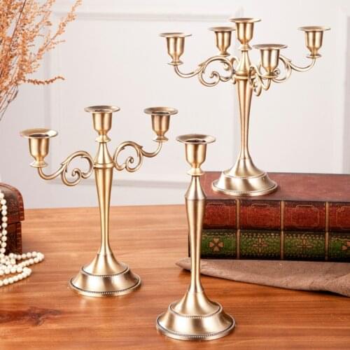 3-light 5-light centerpiece zinc alloy metal silver crystal candelabra candlestick candle holder wedding candelabras