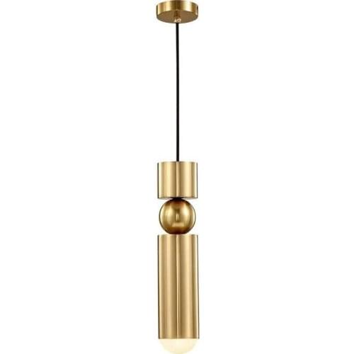 Nordic Modern Led Pendant Light Iron Lamp Gold Black Colored Glass Ball Hanging Lamp for Bedroom Kitchen