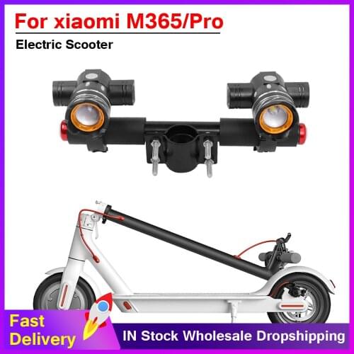 LED Headlight For Xiaomi M365/Pro Electric Scooter Zoomable 1200mAh Battery USB Rechargeable 150LM T6 LED Light Front Lamp