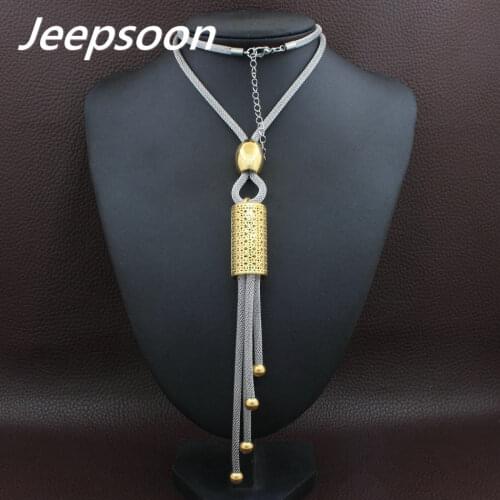 Fashion Stainless Steel Jewelry For Woman Long Chain Necklace High Quality Jeepsoon NEIGAHCA
