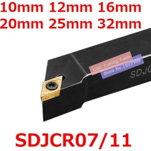 1PCS SDJCR1010H07 SDJCR1212H07 SDJCR1212H11 SDJCR1616H07 SDJCR1616H11 SDJCR2020K11 SDJCR2525M11 SDJCR3232P11 SDJCL Turning tools