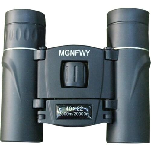 40*22 Field Glasses HD Mini Telescope Portable Binocle Binoculars Black Outdoor Travel Supplies