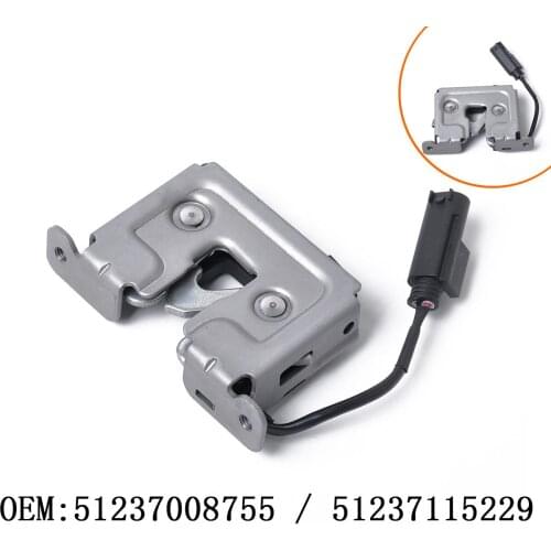51237008755 Front Lower Hood Lock Latch for BMW 3 5 Series E60 E90 E92 Bonnet Open Catch Lock Release Mechanism 51237115229