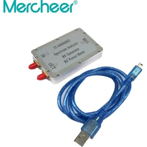 Spectrum Analyzer With Aluminum Alloy Shell Sweep Signal Source Power Meter With A USB Interface High Quality 35-4400MHz